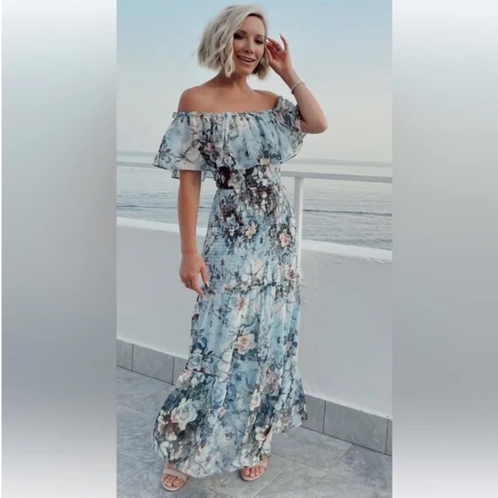 Amalfi Smocked Maxi Dress